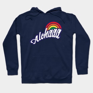 Aloha Hawaiian Rainbow Hoodie